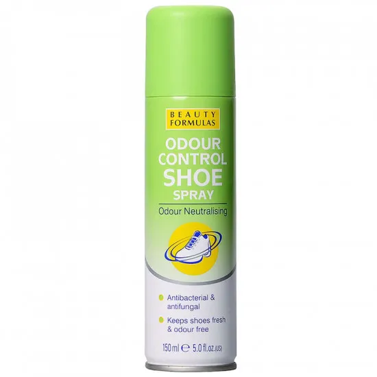 Antiperspirant pentru picioare Beauty Formulas Shoe Odour Control Spray, 150 ml