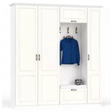 Antreu modular Mobi ЛИВЕРПУЛЬ ( набор 2) (200.1 cm), Белый/Ясень ваниль