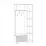 Antreu modular Mobi ЛИВЕРПУЛЬ ( набор 2) (200.1 cm), Белый/Ясень ваниль