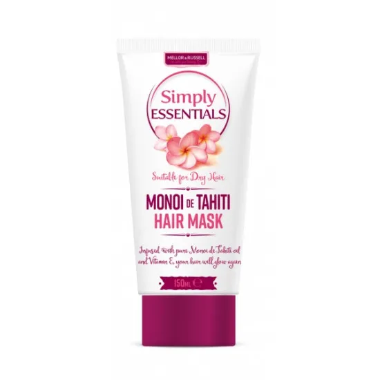Mască pentru păr Simply Essentials Monoi De Tahiti cu Ulei de Monoi de Tahiti, 150 ml