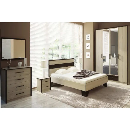 Set dormitor Sokme Scarlet №1, Дуб сонома / Венге магия