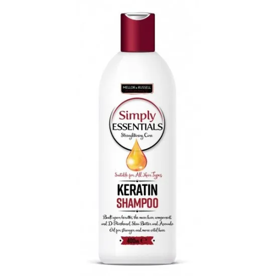 Sampon Simply Essentials Keratin Care cu Keratina pentru Intarire, 400 ml