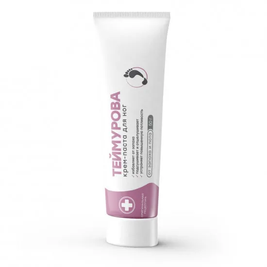 Crem-pasta Teimurov picioare contra miros si transpiratie, 50 ml