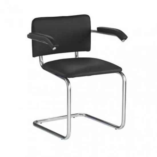 Scaun birou Nowy Styl SYLWIA Arm chrome, V4, Black