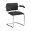 Scaun birou Nowy Styl SYLWIA Arm chrome, V4, Black