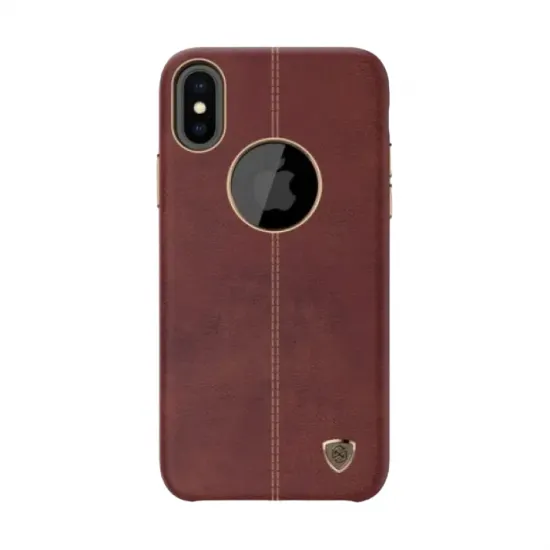 HusÄ? Nillkin Englon pentru iPhone X/Xs, Brown