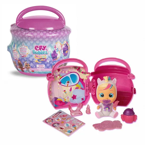 IMC Toys Cry Babies IMC091061 Set de joaca Magic Tears Paci House MIX