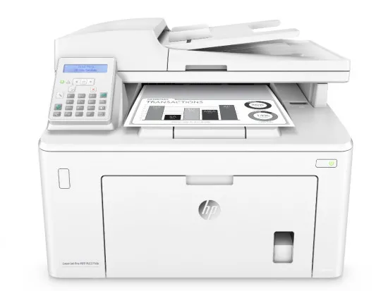 Multifunctională HP LaserJet Pro M227fdn, White