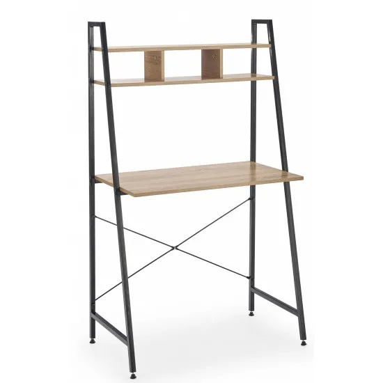 Офисный стол Halmar NARVIK B-2, Black/Wood