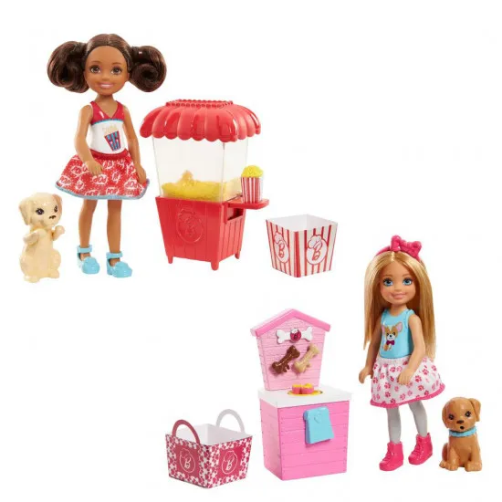 Mattel Barbie FHP66 Set de joaca Chelsea and Pupy