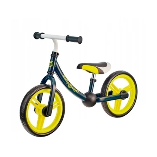 Bicicletă fără pedale BabyTiger Flow BRFLOW00BLK0000 Black/Lime