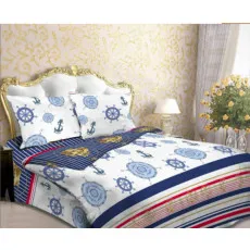Lenjerie de pat Cottony Bumbac Marinar (2 persoane) Lenjerie de pat Cottony Bumbac Marinar (2 persoane)