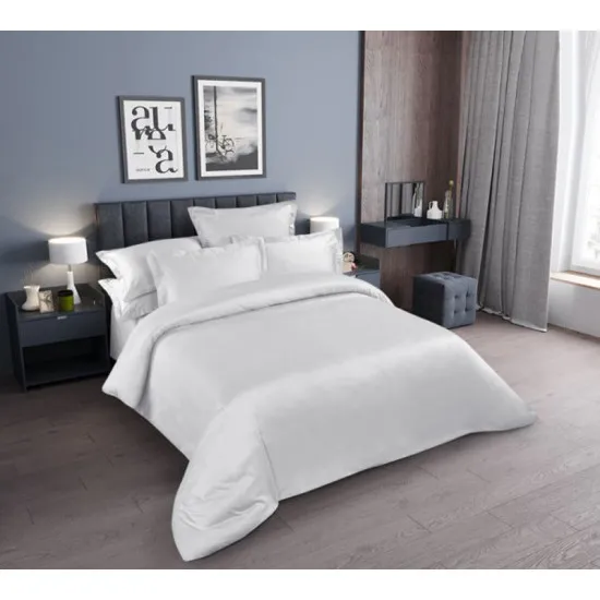 Ð?оÑÑ?елÑ?ное белÑ?Ñ? Cottony Satin de Lux Uniton Perla AlbÄ? (двÑ?ÑпалÑ?нÑ?й)