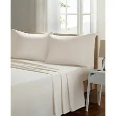 Lenjerie de pat Cottony Satin de Lux Uniton Ivory (1 persoana) Lenjerie de pat Cottony Satin de Lux Uniton Ivory (1 persoana)
