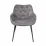Scaun Decoprim Lotus, Stofa Grey+Black Legs