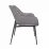 Scaun Decoprim Lotus, Stofa Grey+Black Legs