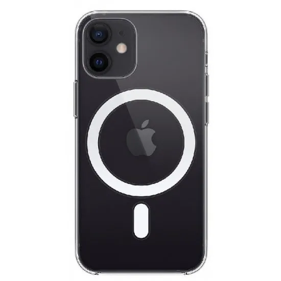 Husă Helmet Hard Case with MagSafe pentru iPhone 12 Mini, Transparent