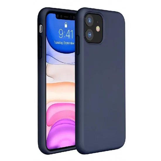 Husă Helmet Liquid Silicone pentru iPhone 11 Pro, Blue