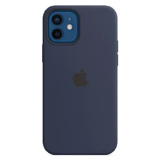 Husă Helmet Liquid Silicone pentru iPhone 12 Mini, Blue