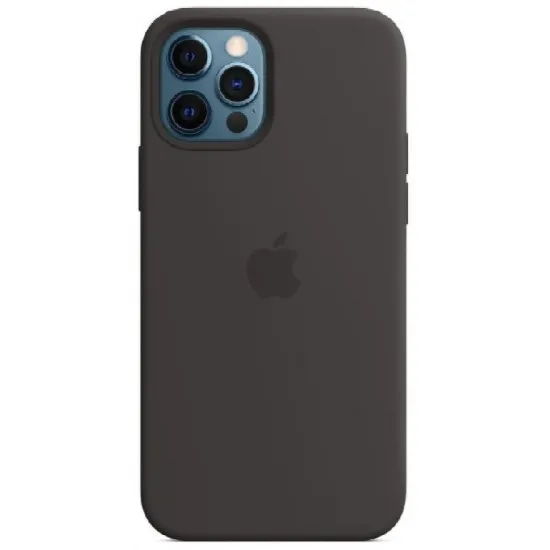 Чехол Helmet Liquid Silicone для iPhone 12 Pro Max, Black