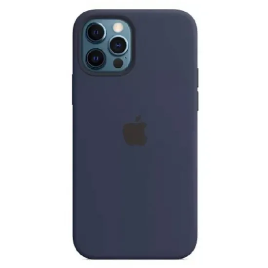Husă Helmet Liquid Silicone pentru iPhone 12 Pro Max, Blue