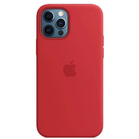 Husă Helmet Liquid Silicone pentru iPhone 12 Pro Max, Red