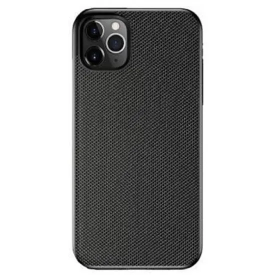 Husă Helmet Nylon TPU Case pentru iPhone 12 Pro Max, Black