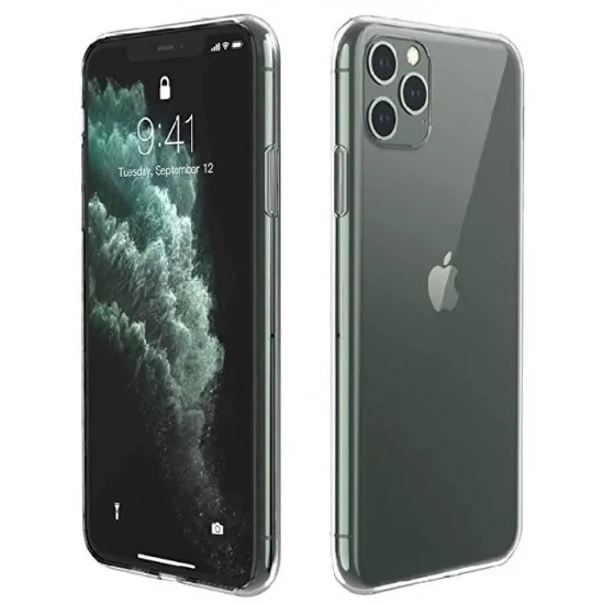 Husă Helmet Soft Clear pentru iPhone 11, Transparent