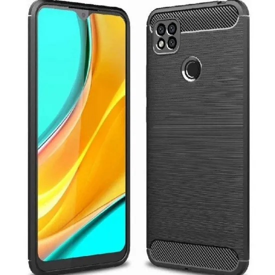 Чехол Helmet Carbon Fiber для Oppo A15/A15s, Black