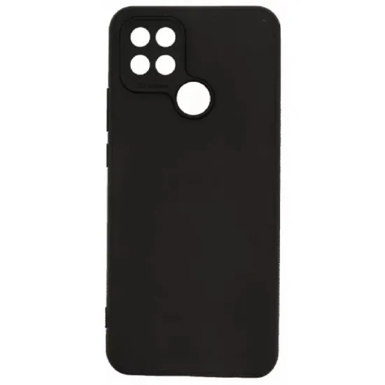 Husă Helmet Liquid Silicone pentru Oppo A15/A15s, Black
