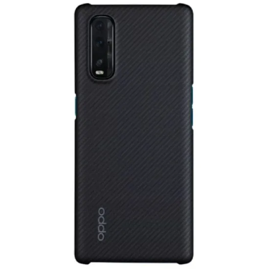 Husă Helmet Nylon TPU Case pentru Oppo Find X2, Black