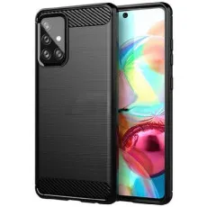 Husă Helmet Carbon Fiber pentru Samsung Galaxy A72, Black