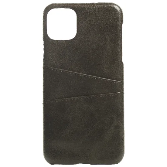 Husă Helmet Leather with Pocket pentru Samsung Galaxy A41, Black