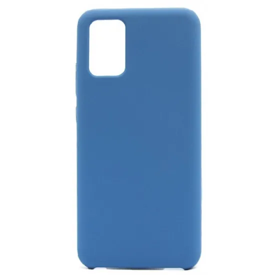 Husă Helmet Liquid Silicone pentru Samsung Galaxy A02, Denim Blue