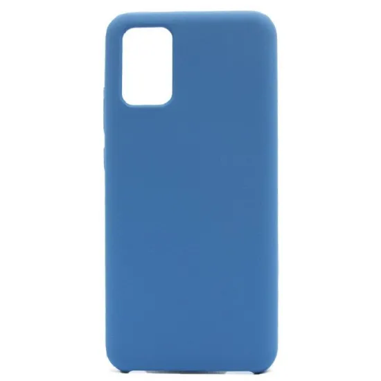 Husă Helmet Liquid Silicone pentru Samsung Galaxy A02S, Blue