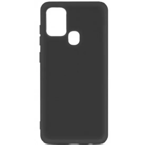 Husă Helmet Liquid Silicone pentru Samsung Galaxy A21S, Black