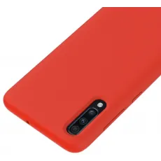 Husă Helmet Liquid Silicone pentru Samsung Galaxy A30S, Red