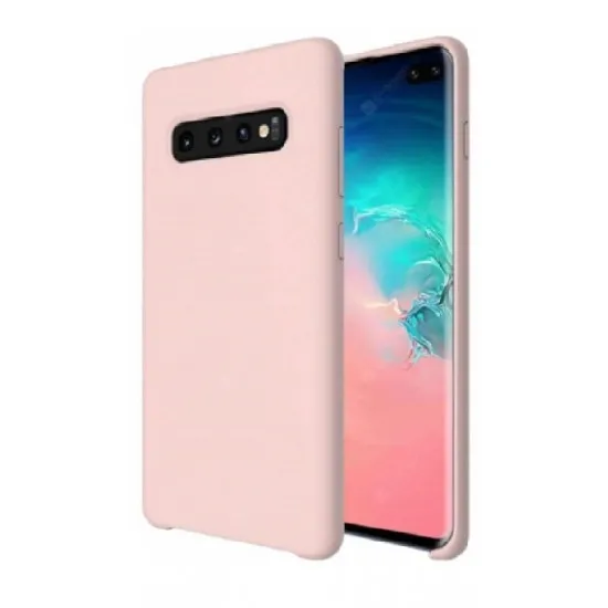 Husă Helmet Liquid Silicone pentru Samsung Galaxy S10E, Pink