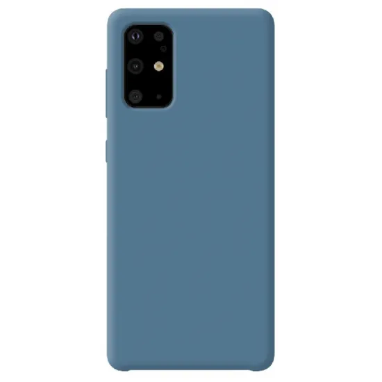 Husă Helmet Liquid Silicone pentru Samsung Galaxy S20, Blue