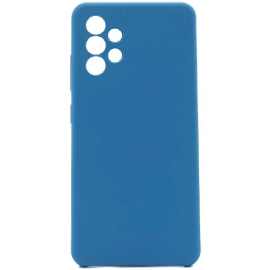 Husă Helmet Liquid Silicone pentru Samsung Galaxy A32, Blue
