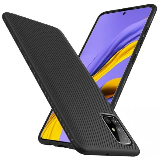 Husă Helmet Nylon TPU Case pentru Samsung Galaxy A41, Black
