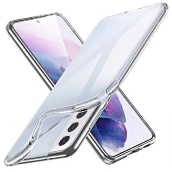 Husă Helmet Soft Clear pentru Samsung Galaxy S21 Plus, Transparent