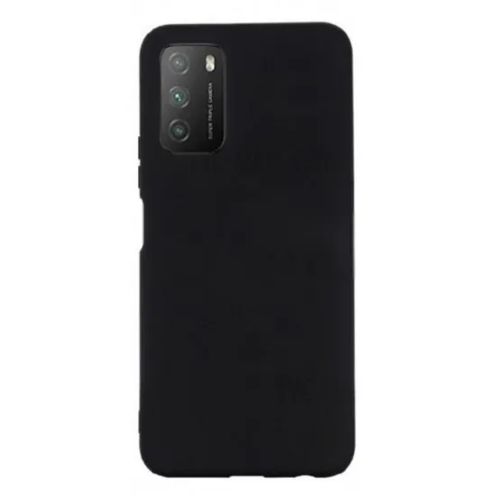 Чехол Helmet Liquid Silicone для Xiaomi Poco M3, Black