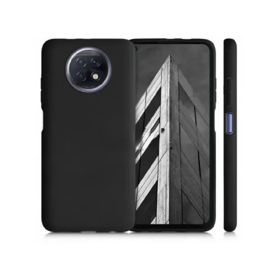 Чехол Helmet Liquid Silicone для Xiaomi Redmi Note 9T, Black