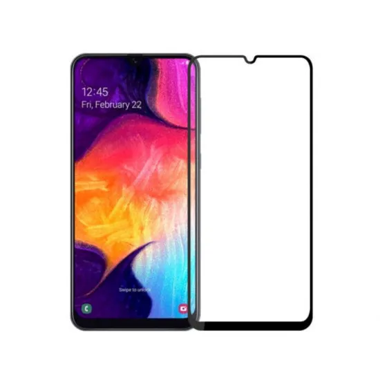 Защитное стекло Helmet Diamond Glass 4D Black для Samsung Galaxy A20