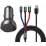 Încărcător auto Baseus TZCCBX-0G, Black (UBS Type C / micro USB / Lightning)