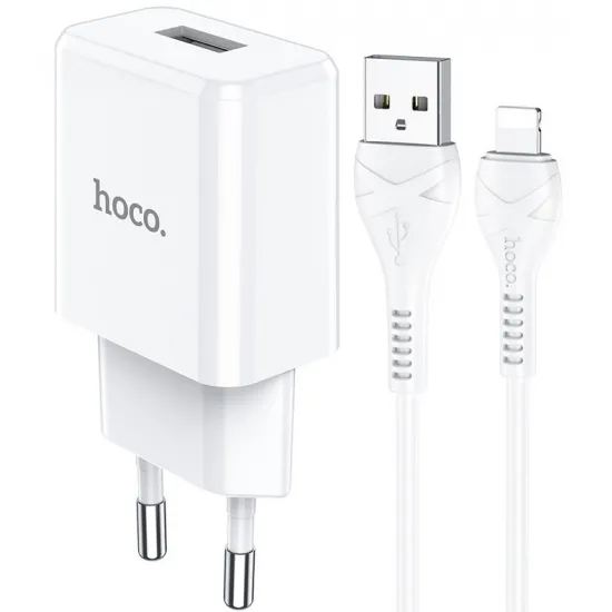 Зарядное устройство Hoco N9 Especial 5 Вт, White (Lightning)