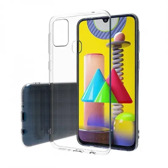 HusÄ? Xcover Ultra-thin TPU pentru Samsung Galaxy M31s, Transparent