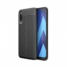 Husă Xcover Leather pentru Samsung Galaxy A50, Black