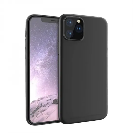 Husă Xcover Solid pentru iPhone 12/12 Pro, Black